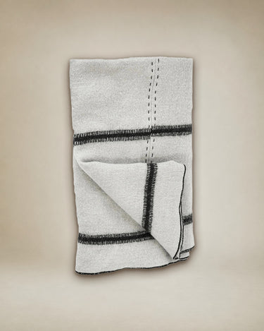 Detalle de plaid beige