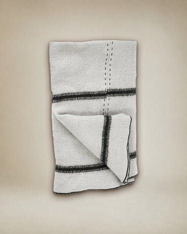 Detalle de plaid beige