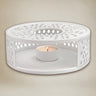 Calentador blanco Creano Leaf de acero inoxidable