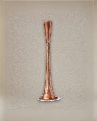 Portavelas SATNA de hierro cobrizo 20 cm Dareels