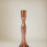 Portavelas SATNA de hierro cobrizo 27 cm Dareels