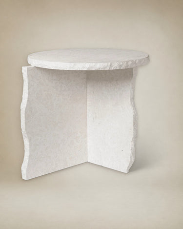 Mesa de mármol blanco para salón