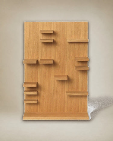 Estante de pared de madera para decoración
