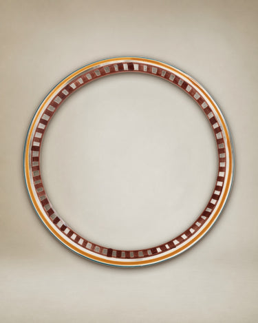 Set de platos de ensalada pintados a mano