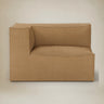 Sofá diseño modular con brazo izquierdo mostaza Catena S400