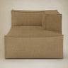 Sofá chaise longue modular mostaza módulo derecho Catena S601