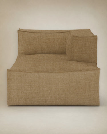 Sofá chaise longue modular mostaza módulo derecho Catena S601