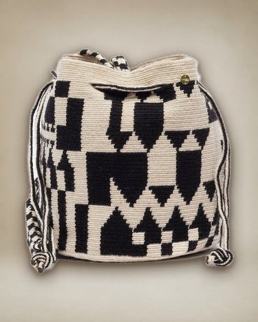 Bolso wayuu Colombia tejido artesanal