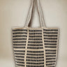 Tote wayuu beige y negro