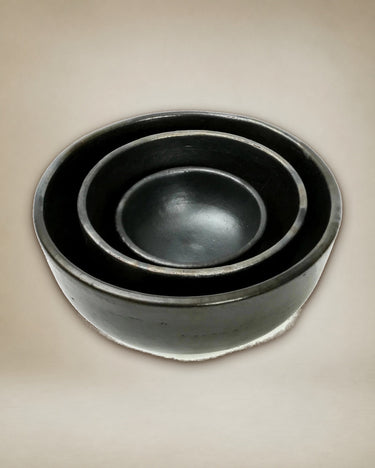 Bowl de cerámica negra Bazar Bizar para mesa
