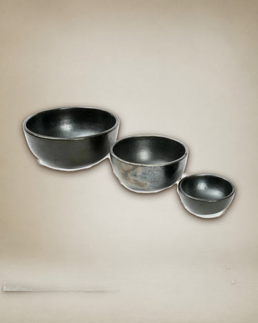 Bowl negro artesanal grande Bazar Bizar