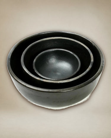 Bowl negro artesanal de cerámica Bazar Bizar