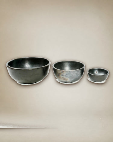 Bowl de cerámica negra Bazar Bizar con acabado mate