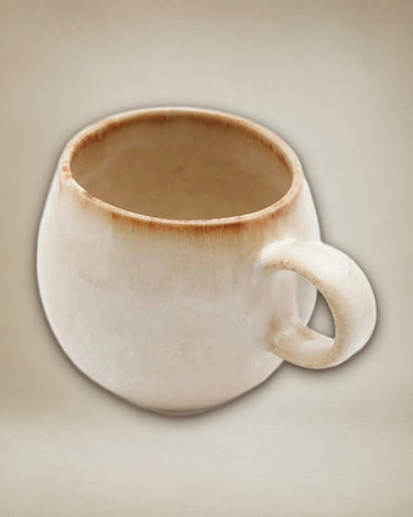 Mug mediano blanco vista lateral