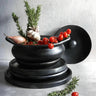 Burnt black ceramic pot by Bazar Bizar
