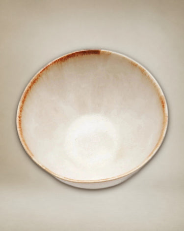 Portuguese Ceramic Medium Bowls — Set of 6 by Bazar Bizar in white, detail view