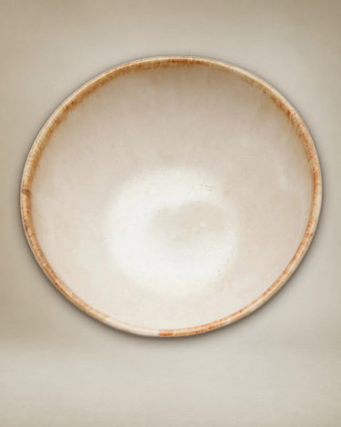 Small Portuguese ceramic bowls — Set of 6 by Bazar Bizar in white, detail view
