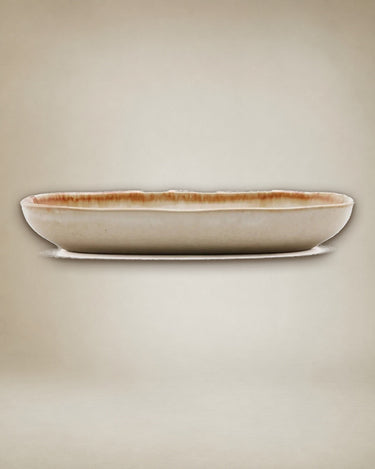 Set de 6 platos ovalados pequeños