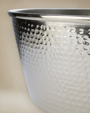 Cubo enfriador de botellas Carter plateado