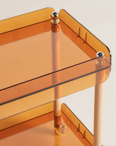 Mesa auxiliar transparente