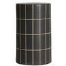 Mesa auxiliar alta de cerámica negra mate de Kodu Home Design