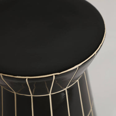 Mesa auxiliar de Kodu Home Design en color negro brillante