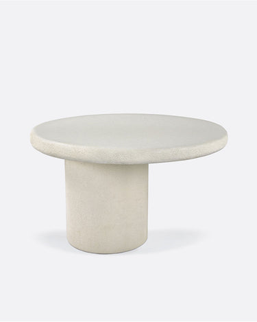 Mesa auxiliar exterior CLAUDE de microcemento Ø50 cm Dareels