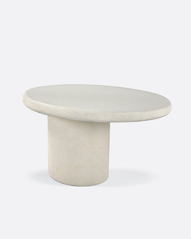 Mesa auxiliar CLAUDE Dareels vista frontal Ø60 cm