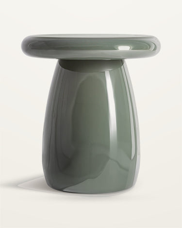 Mesa auxiliar de verde brillante de Vical