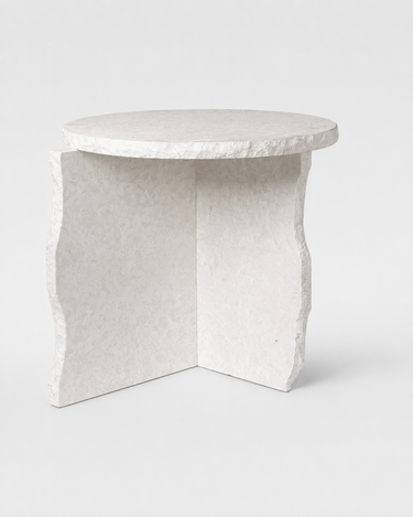 Mesa de mármol blanco para salón