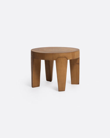 Mesa auxiliar RIVIA de madera de suar negra — detalle 6