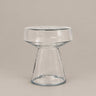 Mesa auxiliar de vidrio martillado transparente de Broste Copenhagen