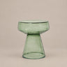 Mesa auxiliar de vidrio martillado verde claro de Broste Copenhagen