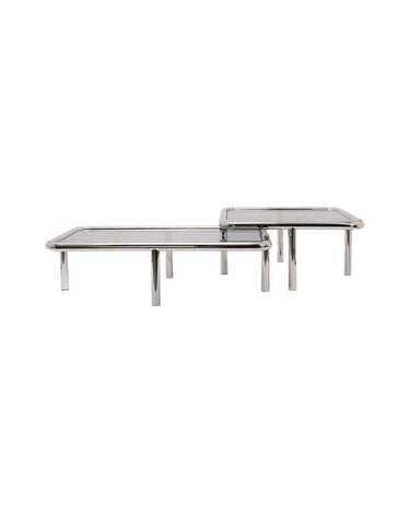 Mesa de centro Gabrielle Paris rectangular junto a un formato cuadrado