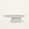 Mesa de centro exterior CLAUDE de microcemento Ø120 cm Dareels