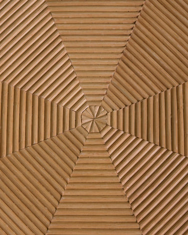 Low rattan table for the living room