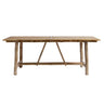 Mesa de comedor de bambú natural de Tine K Home