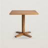 Mesa de comedor exterior RUMAH de teca 80x80 cm Dareels