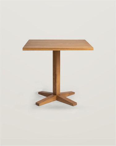 Mesa de comedor exterior RUMAH de teca 80x80 cm Dareels
