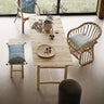 Mesa de comedor de ramas de teca de Tine K Home · vista principal