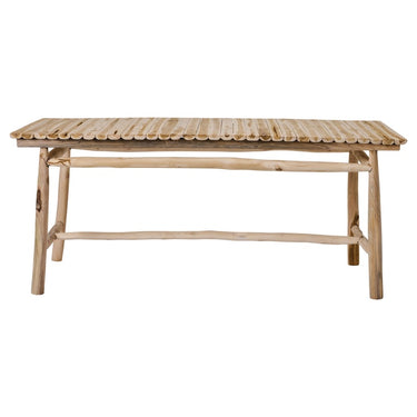 Mesa de comedor de ramas de teca de Tine K Home · vista de producto