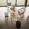 Mesa de comedor de ramas de teca de Tine K Home