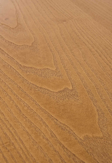 volumen y estructura de mesa de comedor rectangular en teca de Gabrielle Paris