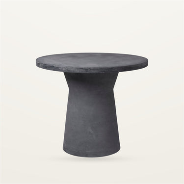 Mesa de comedor redonda compacta de fiberclay antracita de Broste Copenhagen