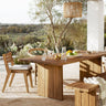 Tine K Home tables in FSC-certified recycled teak wood