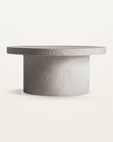 Mesa de centro de cemento beige de Vical