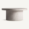 Mesa de centro de cemento beige de Vical