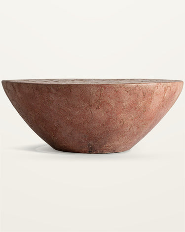 Mesa de centro de cemento terracota envejecido de Vical