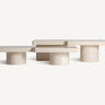 Mesa de centro de juego de 2 dm beige brillante de Vical