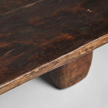 Mesa de centro de madera de teka marrón envejecido de Vical, imagen 5